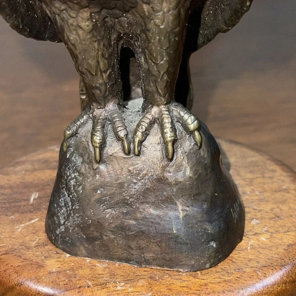 Wah Ming Chang listed Hawaii CA (1917-2003) Bronze Modernist American Eagle - Picture 8 of 12
